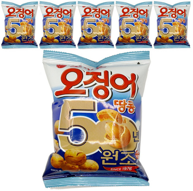 오리온 오징어땅콩 98g x 6개