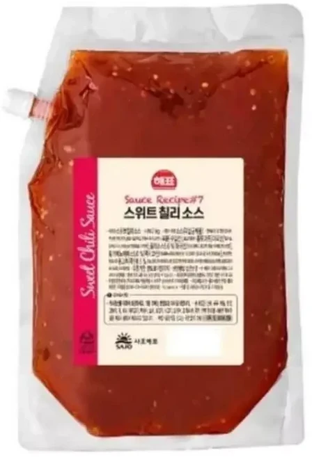 사조해표 스위트칠리 소스 2kg, 1개