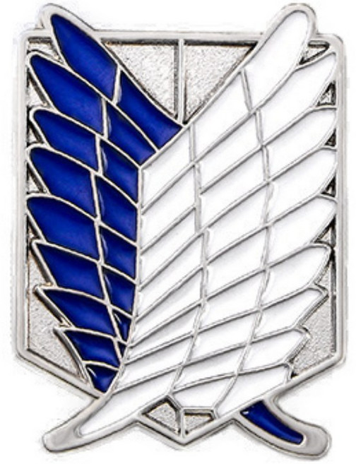 진격의거인 4종 뱃지 굿즈 마크 금속 자유의날개 유니콘 장미 진격거 굿즈 리바이 미카사 에렌