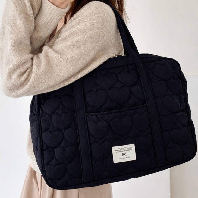 베르모어 데일리 보부상 대용량 노트북 가방, 블랙