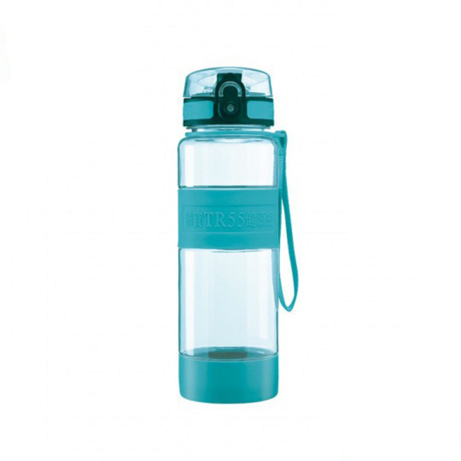 鍋寶 TR55健康瓶800ml 附長短揹帶，七色可選，安全無毒材質，時尚簡約設計，方便攜帶，滿足一日所需水分, 土耳其綠, 1個, 800ml