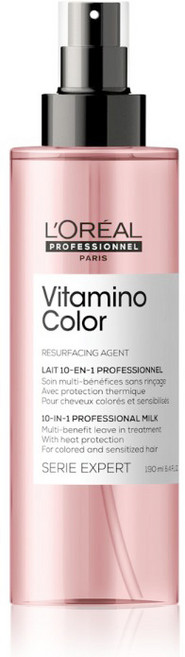 로레알 세리엑스퍼트 비타미노 컬러 10인1 밀크 크림 세럼 염색유지, 190ml, 1개