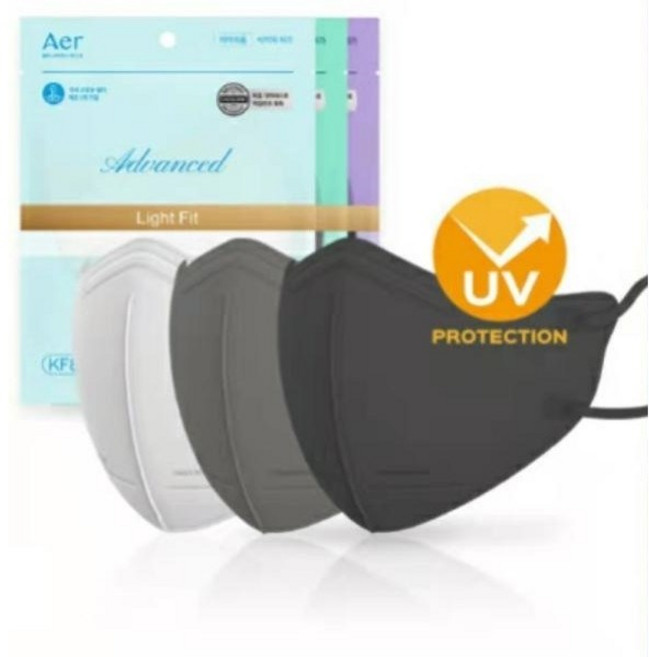아에르 어드밴스드 라이트 보건용 마스크 S KF80, 1개입, 30개, 화이트