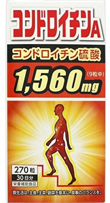 일본 콘드로이틴 콘드로이친 A 글루코사민 함유 270정 x 3개, 1개