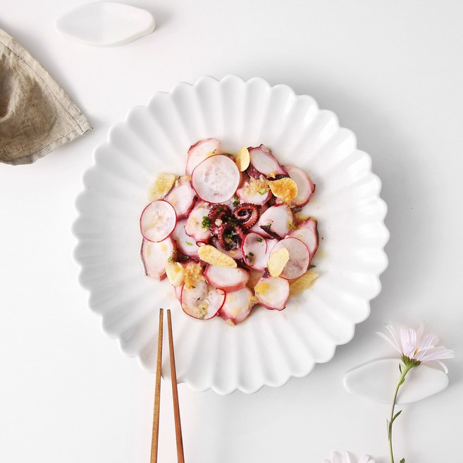 시라쿠스 네이처 프리즈 카페 브런치 샐러드접시 23cm, 1개