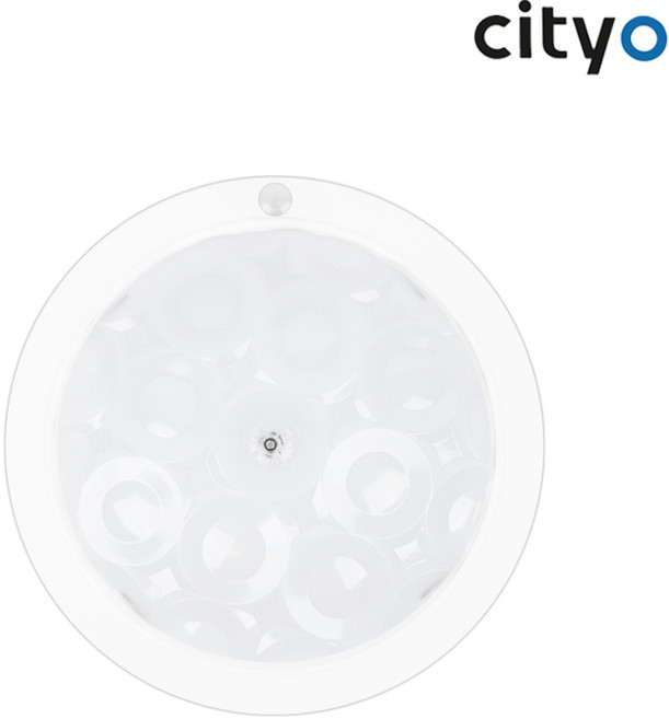 씨티오 LED 원형 센서등 15W 베란다등 현관등, 1개