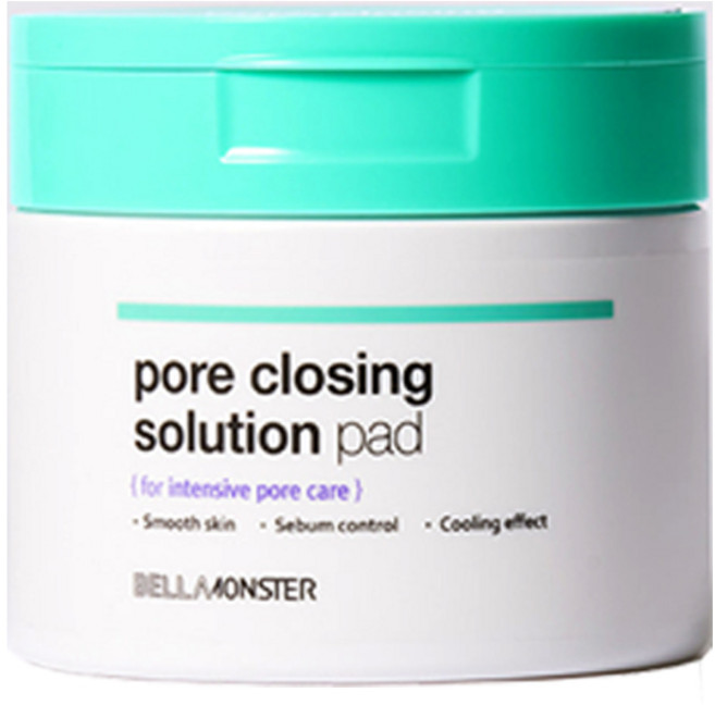 벨라몬스터 포어 클로징 솔루션 민트 패드 60p, 4개