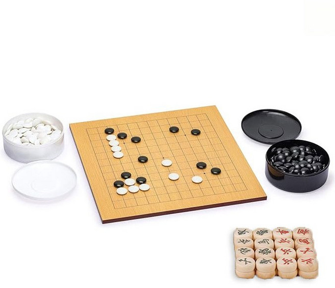 대나무 바둑판 장기판 바둑알 장기알 바둑판세트 세트 2cm 대나무 바둑판 세트+장기알, 1세트