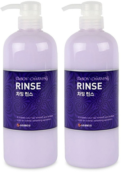 드봉 엘라스틴 차밍 린스, 730ml, 2개