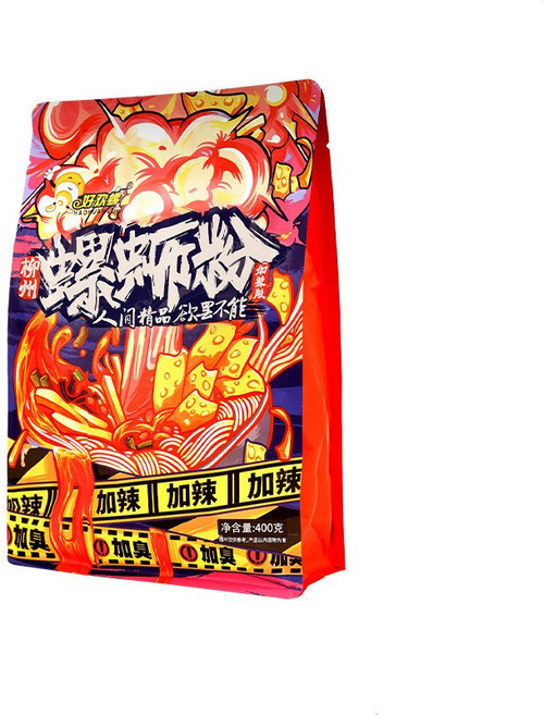 하이완 뤄쓰펀 쌀국수 즉석 우렁이 매운 중국, 300g 하오환, 6개, 1g