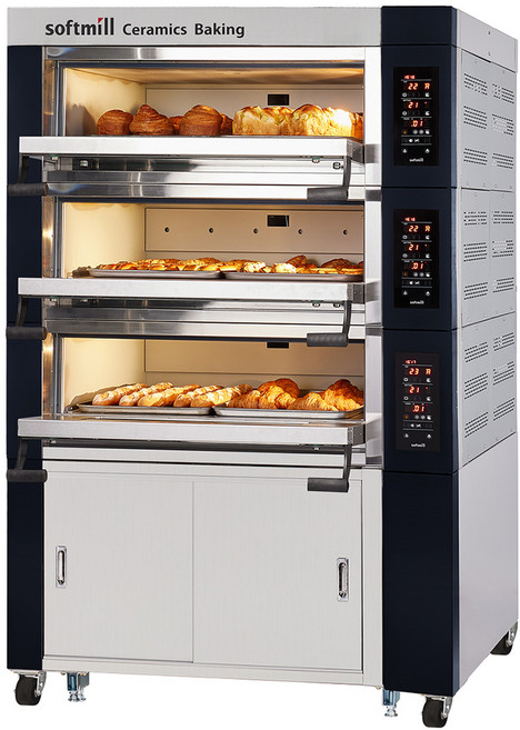 대흥 소프트밀 미들세라믹 오븐 2매3단 DHO4-2300000 업소용 베이커리 오븐