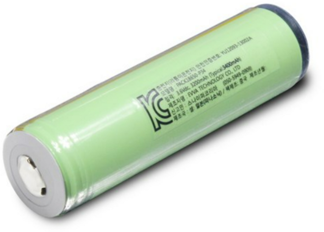 블랙울프 18650 B2 파나소닉 평면 충전 배터리 3400mAh, 1개, 1개입