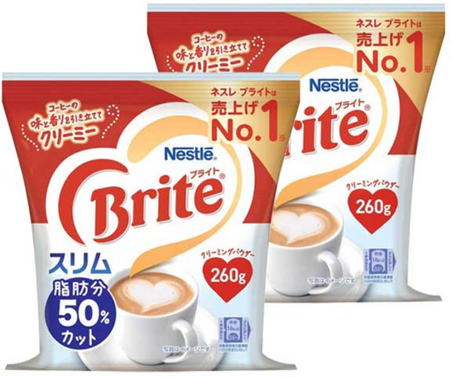 네슬레 브라이트 크리밍 파우더 슬림, 260g, 1개입, 2개