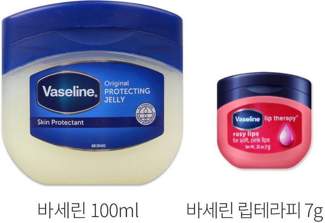 바세린 프로텍팅 젤리 오리지날 100ml + 바세린 립테라피 7g, 100ml 1개+로지립스1개, 2개
