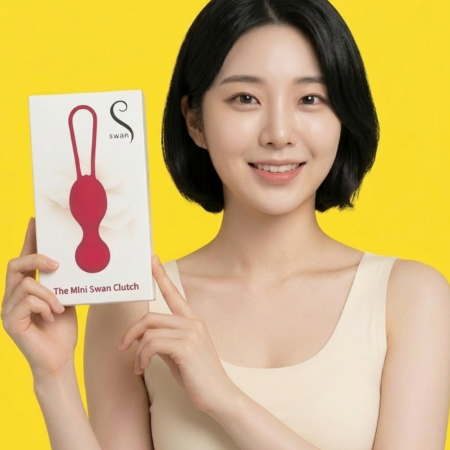 [평점 4.9점] 캐나다 브랜드 스완 케겔운동기구 케겔볼 쪼임이 질운동 케겔기구 압력체크기능 프리미엄 젤 증정, 1개