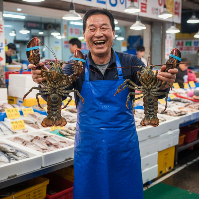 [항공직송] 바다건너 살아온 캐나다 활 랍스타, 1개, 500g 내외 1마리