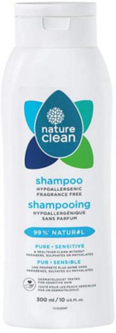 Nature Clean 네이처클린 센서티브 샴푸 저자극성 민감성, 1개, 300ml