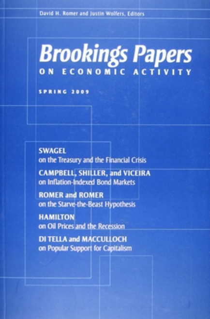 (영문도서) Brookings Papers on Economic Activity: Spring 2009 Paperback, Brookings Institution Press, English, 9780815703372