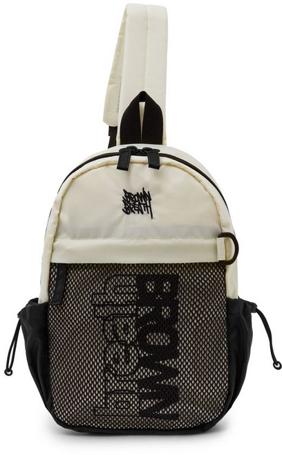 BROWNBREATH KIDS TAG MESH SLING BAG - IVORY KLSMTC001IV 488853
