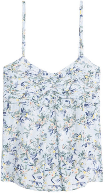 쟈딕앤볼테르 시피 플로럴 프린트 스모킹 탑