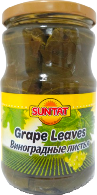 Suntat Salty Pickled Grape Leaves 선탓 짭짤한 절임 포도 잎, 1개, 630g