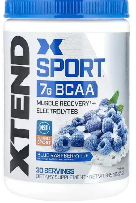 XTEND Sport BCAA Powder 엑스텐드 스포츠 BCAA 파우더 블루 라즈베리맛 345g, 1개 - 쿠팡