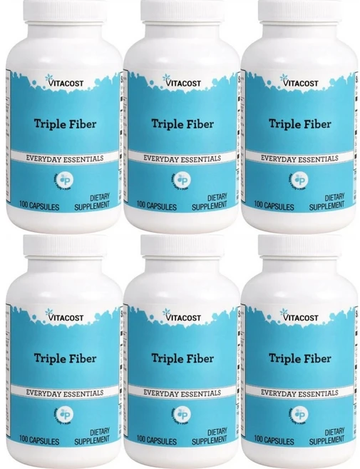 비타코스트 트리플 파이버 식이섬유, 100정, 6팩, 100정 - 쿠팡