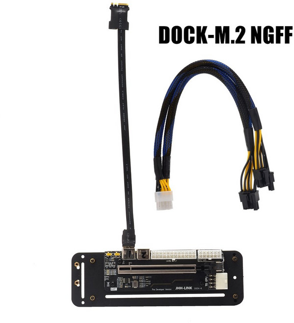 노트북 외장 그래픽 카드용 케이블 어댑터 PCIe X1 NGFF M 2 A/E 키 EXP GDC용, 01 0.25m _ 06 DOCK-M.2 NGFF, 1개