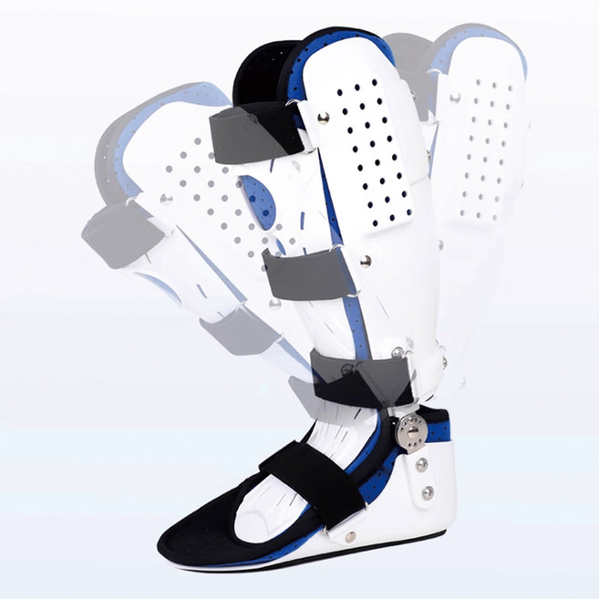 [플러스리빙] 발목 반깁스 발목고정 지지대 각도조절기능 깁스 보호대, 1개