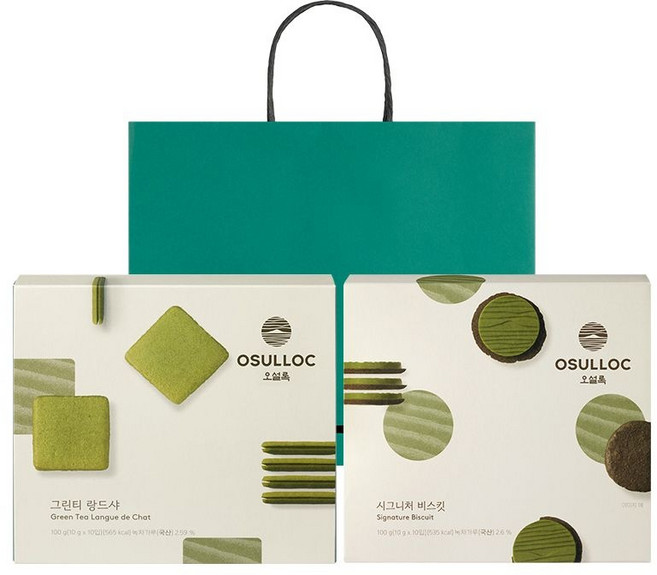 오설록 베스트 티푸드 세트랑드샤+비스킷 244783, 1개