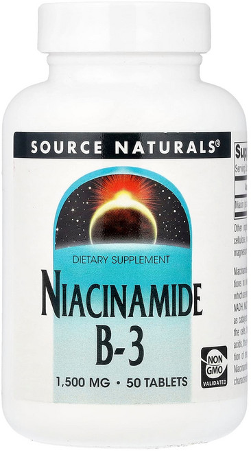 소스 내추럴스 나이아신아마이드 B-3 1 500mg 50정 SNS-00505, 1개