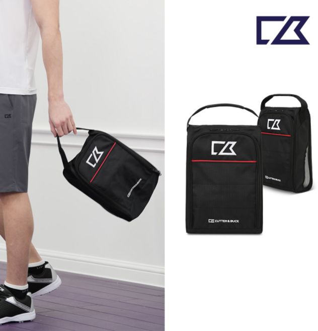 커터앤벅 통풍 골프 신발 주머니 - CBU3ABG342, 블랙, 1개