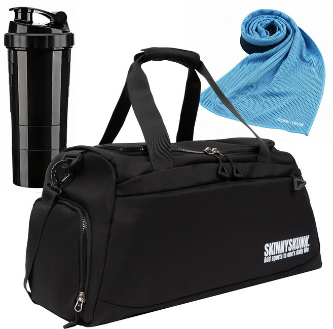 스키니스컹크 헬스 가방 더플백 운동 축구 복싱 더블백 신발분리