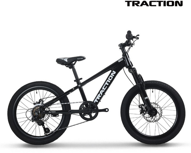 트랙션 M720 MTB 시마노7단 20인치 초등학생 주니어 알루미늄 어린이 중학생 자전거, 1개, 138cm, M720 블랙 {MM}