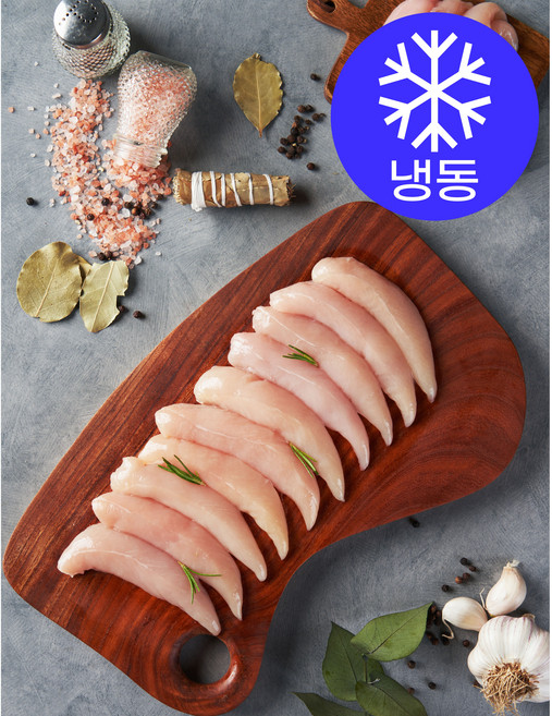 자연의닭 냉동 닭안심, 2개, 1kg