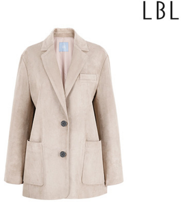 [LBL] (런칭가 79 000원) (25SS) FAUX스웨이드 테일러드 자켓