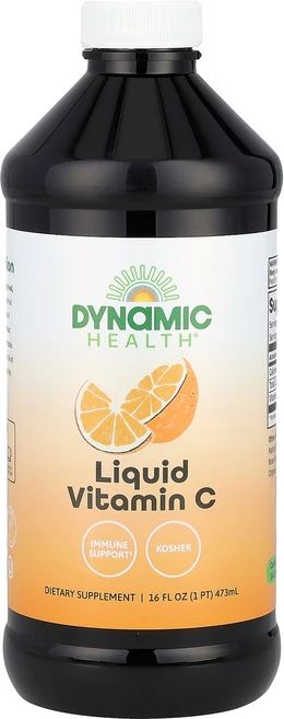 다이나믹헬스 리퀴드 액상 비타민C 1000mg 감귤맛 473ml 글루텐프리, 단색, 1개 - 쿠팡