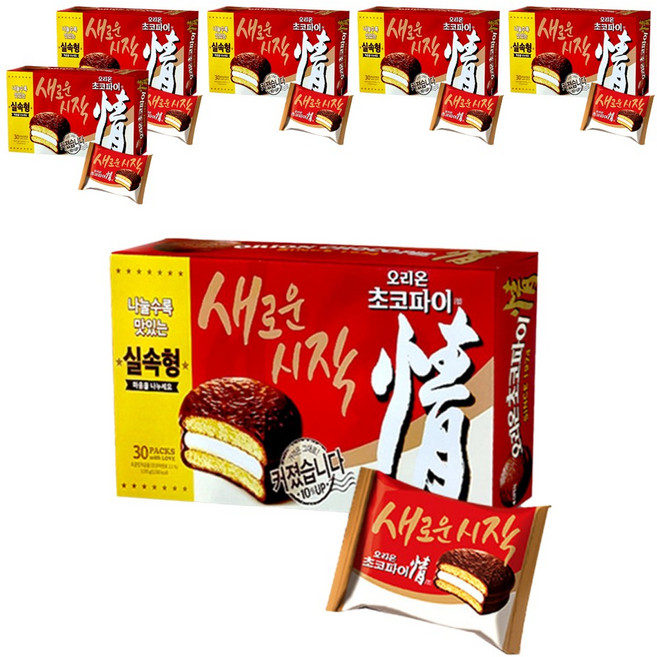 오리온 초코파이, 1.17kg, 6개