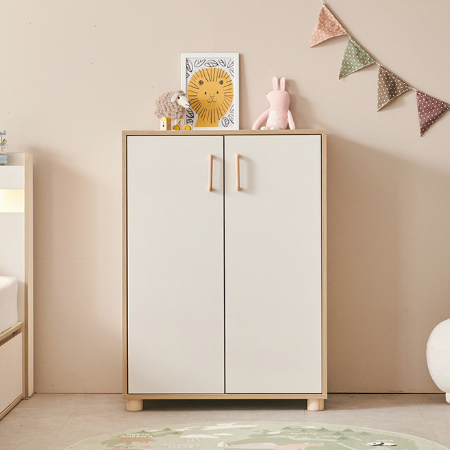 [에보니아] 아름 800 베이비 옷장, 크림화이트