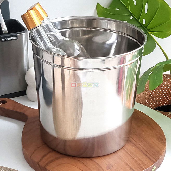 키친프리 스텐 소스통 7호 대형 뼈통 원형바트 원통 양념용기 수저통 국자통, 키친프리소스통7호, 1개