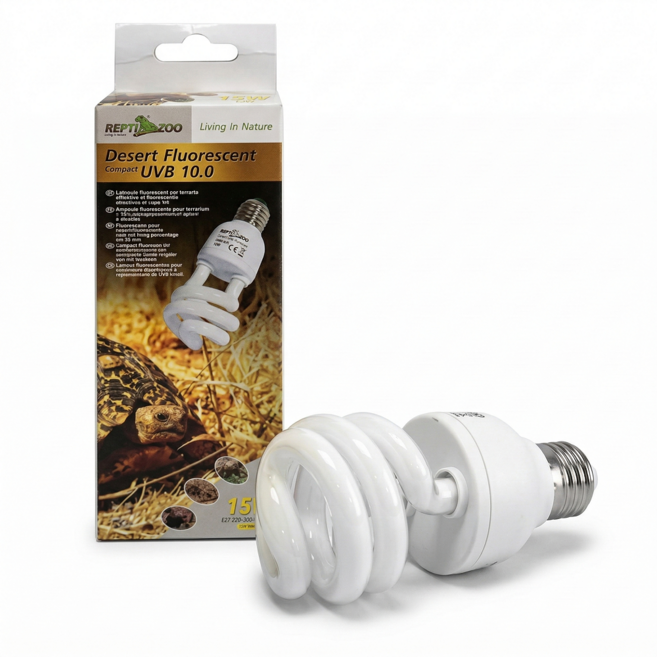 렙티주 파충류UVB램프 15.0 고출력, 백색, 1개, 15w