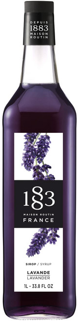 1883 커피 시럽 음료용 라벤더 시럽 프랑스 제조 1리터 병 1883 커피 시럽 음료용 라벤더 시럽 프랑스 제조 1리터 병, 1개, 1L