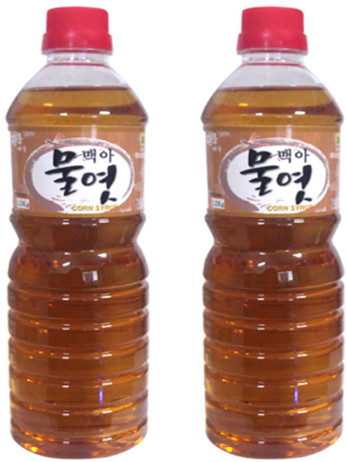 맥아물엿 1.2kg 2개 황물엿