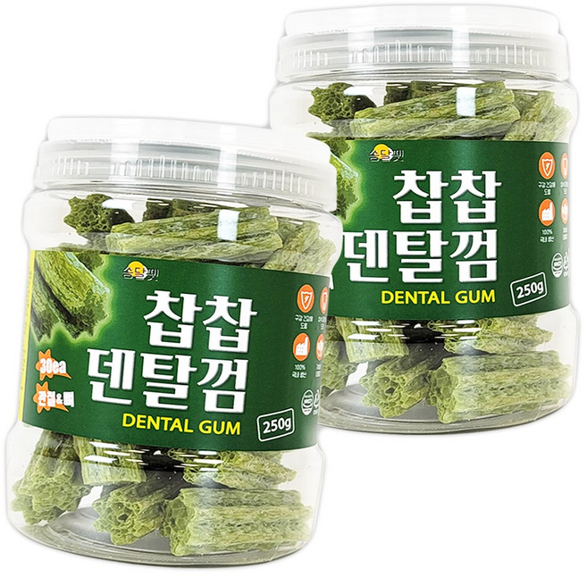 쏨달펫 찹찹 덴탈껌 250g 30개입, 관절+뼈, 2개