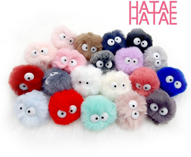하태하태 원톤 먼지 털 폼폼이 부자재 폼폼 방울 실내화 꾸미기