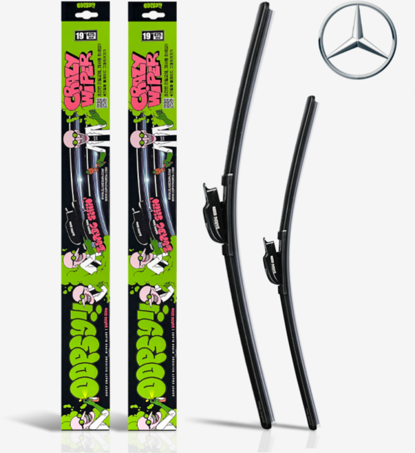 벤츠 웁시 발수코팅 실리콘 와이퍼 간편날교체 운전석 조수석 세트, E클래스 W214 (24년~현재)