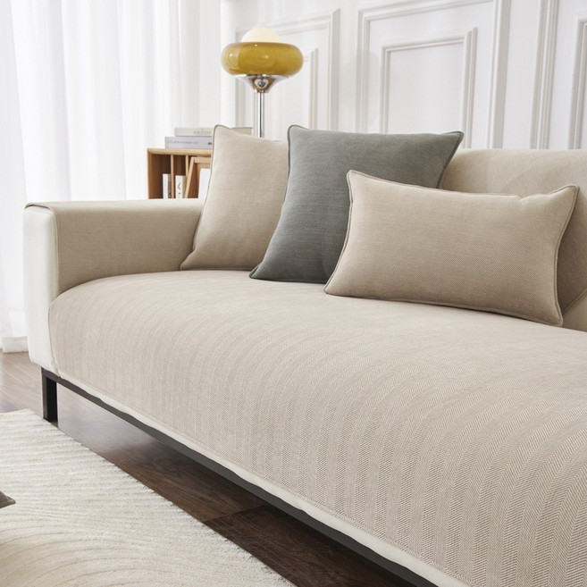 아네티 푹신한 헤링본 방수 논슬립 사계절 쇼파패드