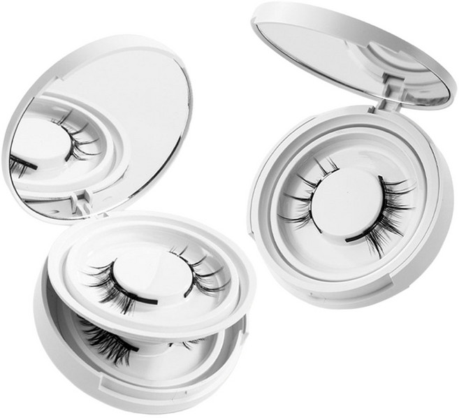 나나민 여성 쉽게 붙이는 노글루 반영구 마그네틱 자석 속눈썹 집게 세트, 1개, M10