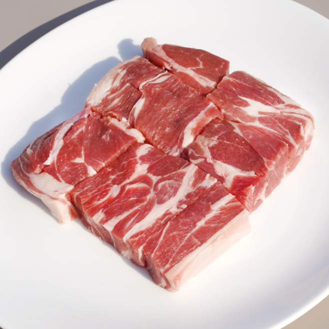 호주산 네모 양고기(양 어깨살) 450g 집들이 홈파티 캠핑고기 구이용, 1개