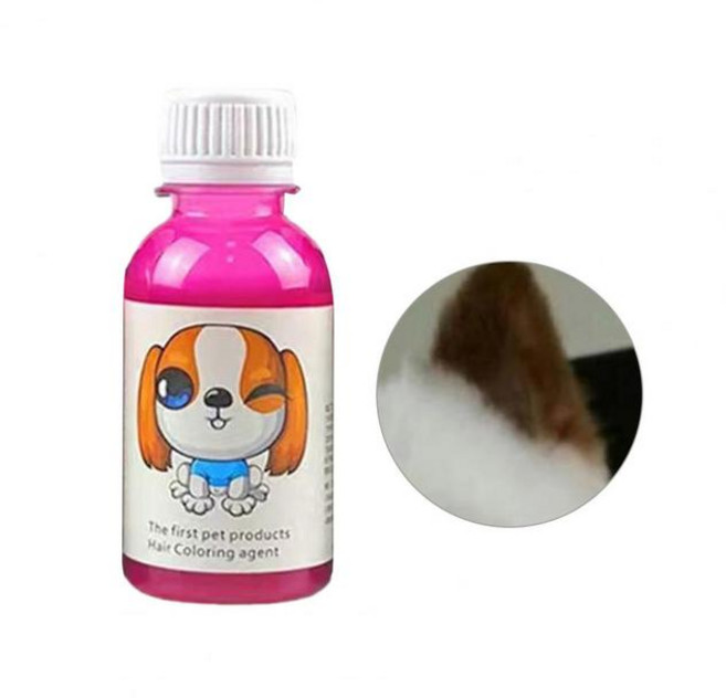 강아지 염색약 고양이 오래 지속되는 무자극성 천연 추출물 반려동물 염색 크림 개 털 색소 염료 용품 100ml 1 세트, 없음, 5) Coffee, 1개